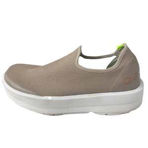 Oofos Oomg eeZee Low Women's Size 11 Tan Comfort Slip On Recovery Shoes